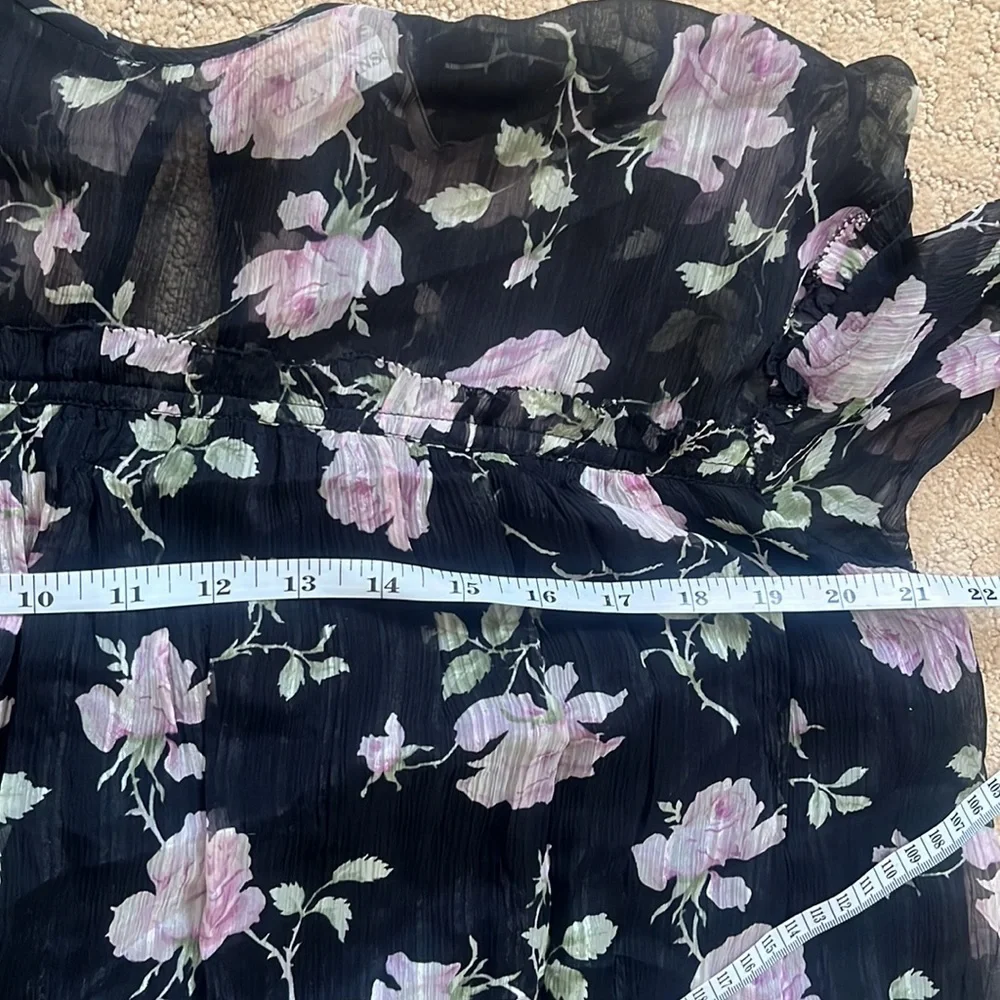 Ulla Johnson Silk Dahlia Rose Floral Print Dress Sz 0 but roomy. Pls see photos. - Picture 9 of 11